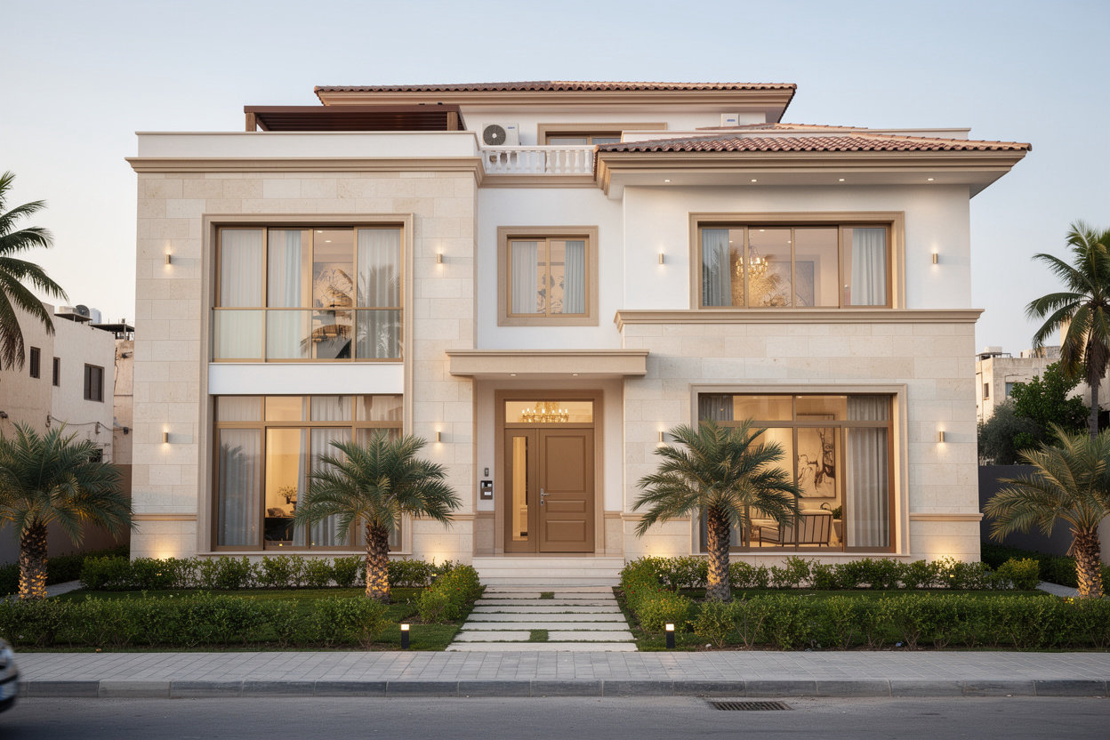 تصميم وتنفيذ فيلا سكنية كاملة - الإسكندرية
